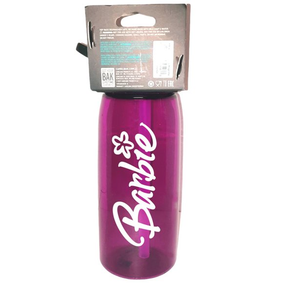 🆕Barbie Flower Script Camelbak Eddy+ 32oz Water Bottle Deep Magenta